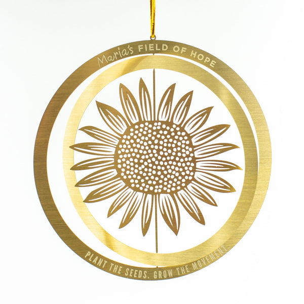 Prayers from Maria Metal Sunflower Ornament