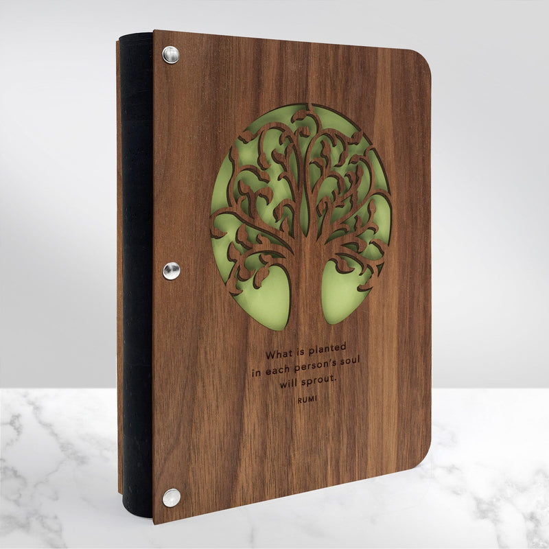 Tree of Life Journal with Wood Cover