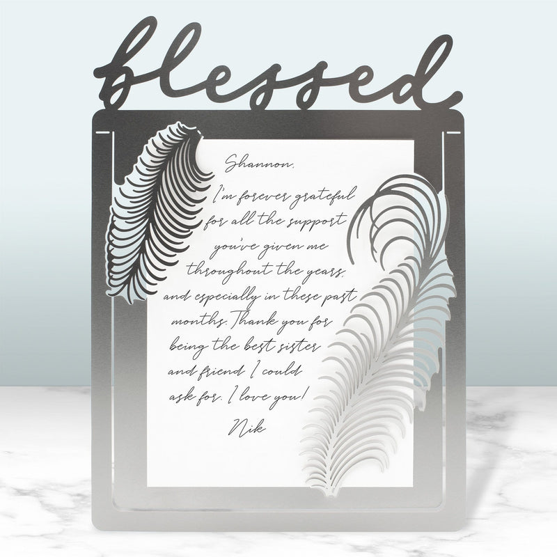 CLEARANCE Blessed Folding Metal Card