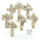Easter Cross Laser Cut Charms