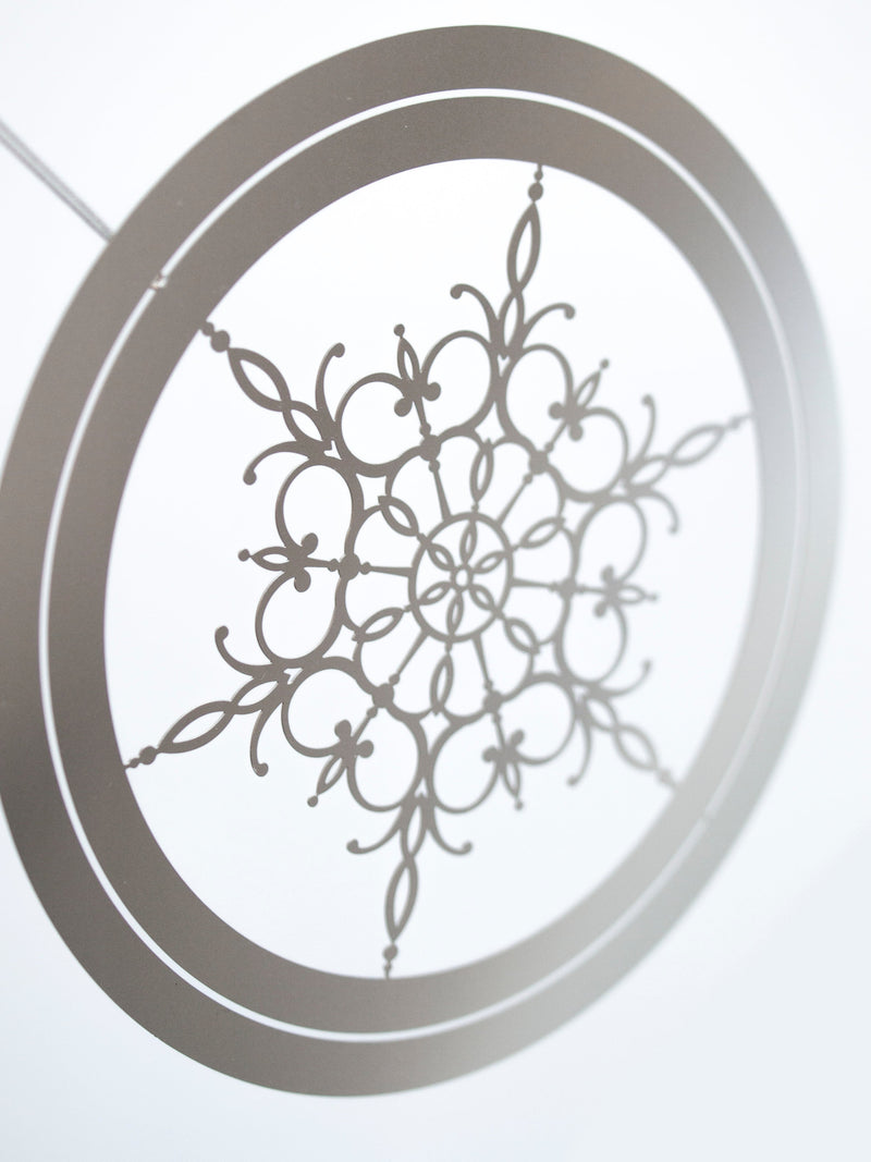 Large Snowflake Silver Ornament