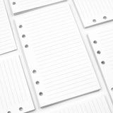 200 Sheets of A6 Lined Paper Refill Pack