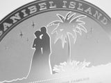 Unique Wedding Invitations with Couple at Ocean