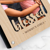 "Blessed" Hardwood Photo Journal - Personalizable