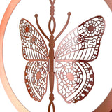 Butterfly Rose Gold Ornament for Trauma Support Gift
