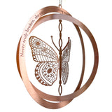 Butterfly Rose Gold Ornament Get Well Gift