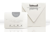 Wedding Invitation RSVP Card and Envelope for Chicago Invitation