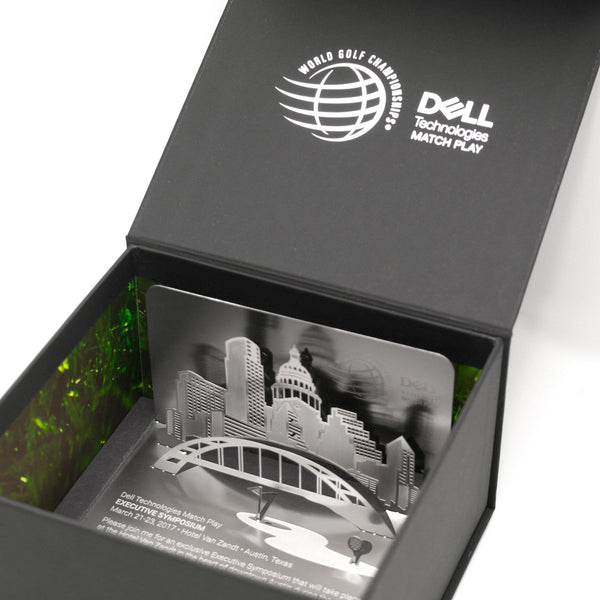 Dell Matchplay 3D Metal Invitation in Magnetic Box