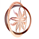 Lily Rose Gold Ornament for Grandma