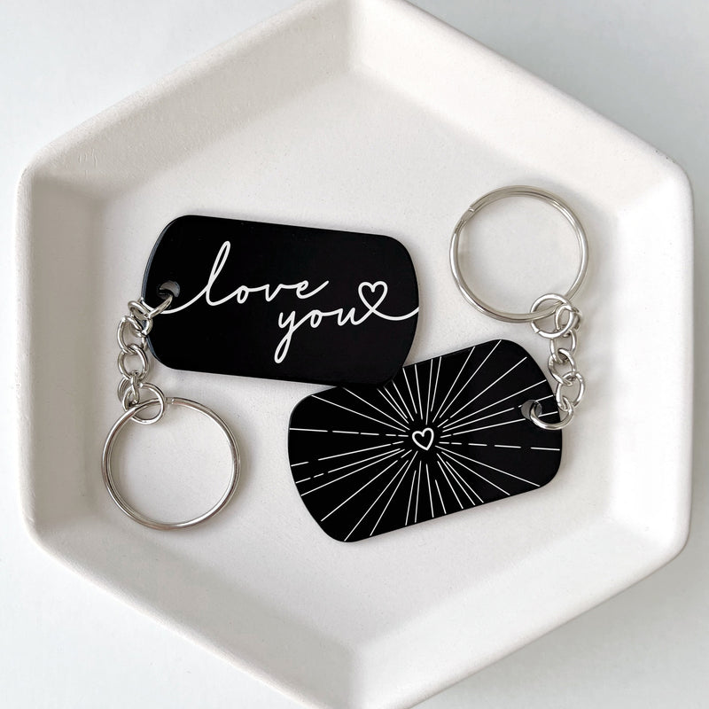 Love You Keychain for Tween Gift