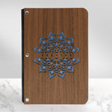 Mandala Hardwood Journal - Personalizable