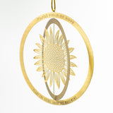 Maria's Field of Hope Childhood Cancer Sunflower Ornament