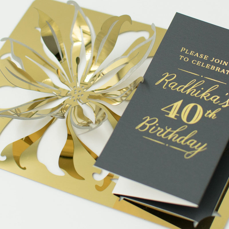 Radhika’s 40th Birthday Invitation