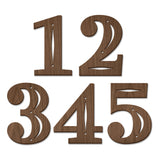 Wooden Wall Numbers