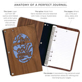 "Plots of an Evil Genius" Hardwood Funny Journal - Personalizable
