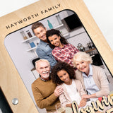 "Thanksgiving Recipes" Hardwood Photo Recipe Book - Personalizable