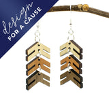 Three Arrows Down Syndrome Earrings