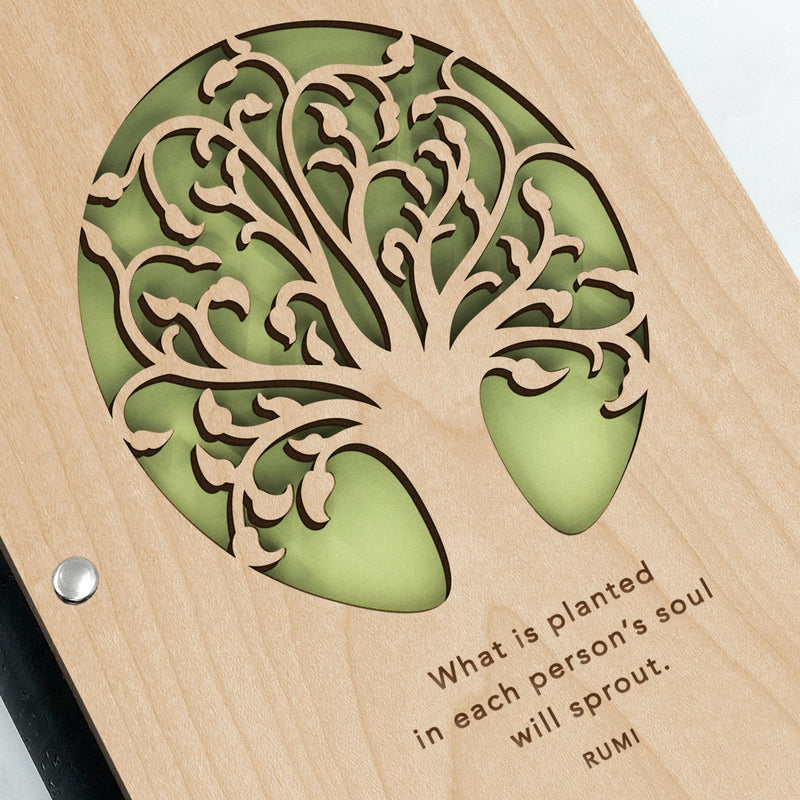 Tree of Life Hardwood Journal - Personalizable
