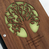 Tree Journal with Walnut Wood Cover